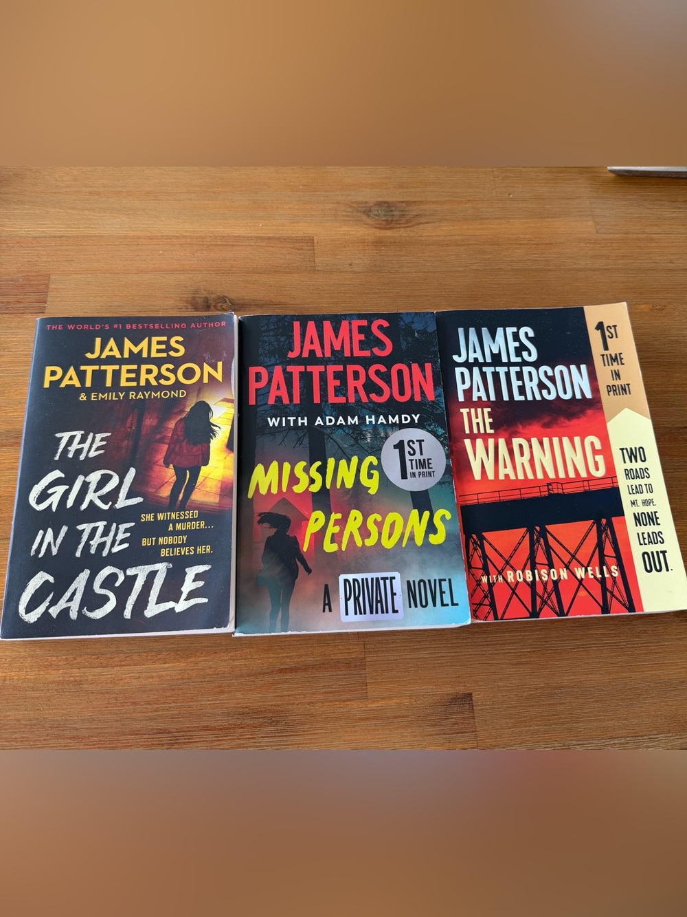 James Patterson - 3 Books - other books available